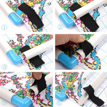 OLYCRAFT Cadre avec Clips en Plastipour Broderie-29 x 33cm