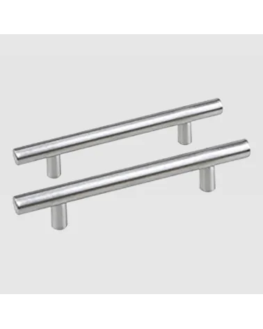 1 paire Poignée métallique Argent 15.5cm