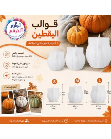 1 pièce moule silicone citrouille يقطين taille au choix