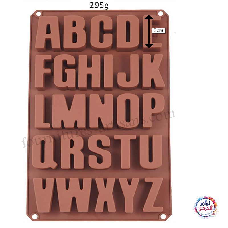 Moule silicone 26 formes alphabets
