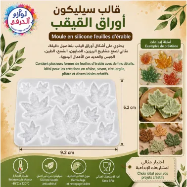 Moule Feuilles Érable_13 cavités 🍁