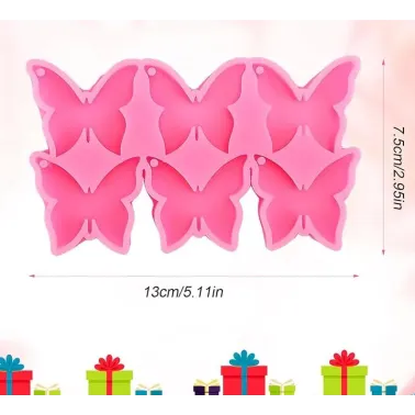 Moule papillon 4cm _ 6 cavités