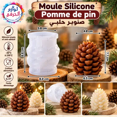 Moule silicone Pomme de pin_صنوبر حلبي