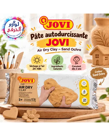 JOVI Air Dry Clay – Sand Ochre (Ocre Sable)