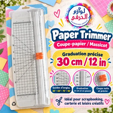 Massicot Coupe-Papier à Lame Coulissante 30 cm – Paper Trimmer