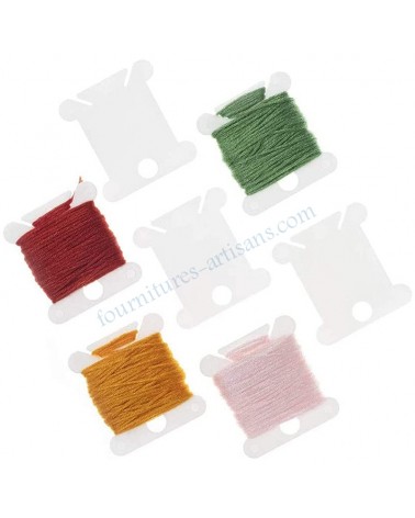 Lot 10 Rangements fils broderie