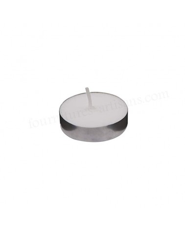 Bougies chauffe-plat blanches